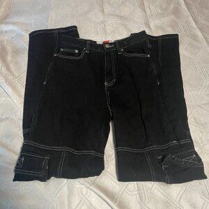 PacSun Formula 1 Cargo Pants Womens 26 Boyfriend F1 Licensed Streetwear 90s